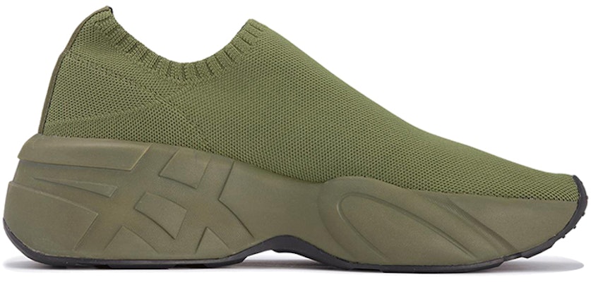 Onitsuka Tiger P-Trainer Knit LO Shoes 'Smog Green' 1183B423-300 Order Onitsuka Tiger P-Trainer Knit LO Shoes 'Smog Green' 1183B423-300