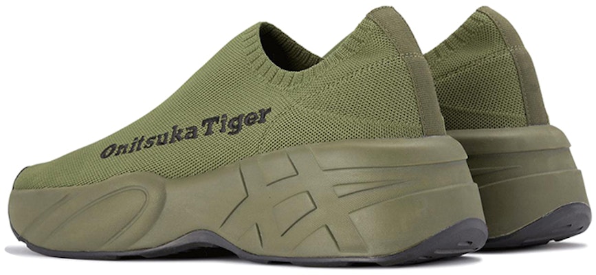 Onitsuka Tiger P-Trainer Knit LO Shoes 'Smog Green' 1183B423-300 Shop Onitsuka Tiger P-Trainer Knit LO Shoes 'Smog Green' 1183B423-300