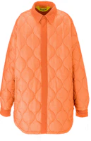 Onitsuka Tiger Padded Shirt Orange Relaxed Fit Long Sleeve Jacket 2181A825-600 Onitsuka Tiger Padded Shirt Orange Relaxed Fit Long Sleeve Jacket 2181A825-600