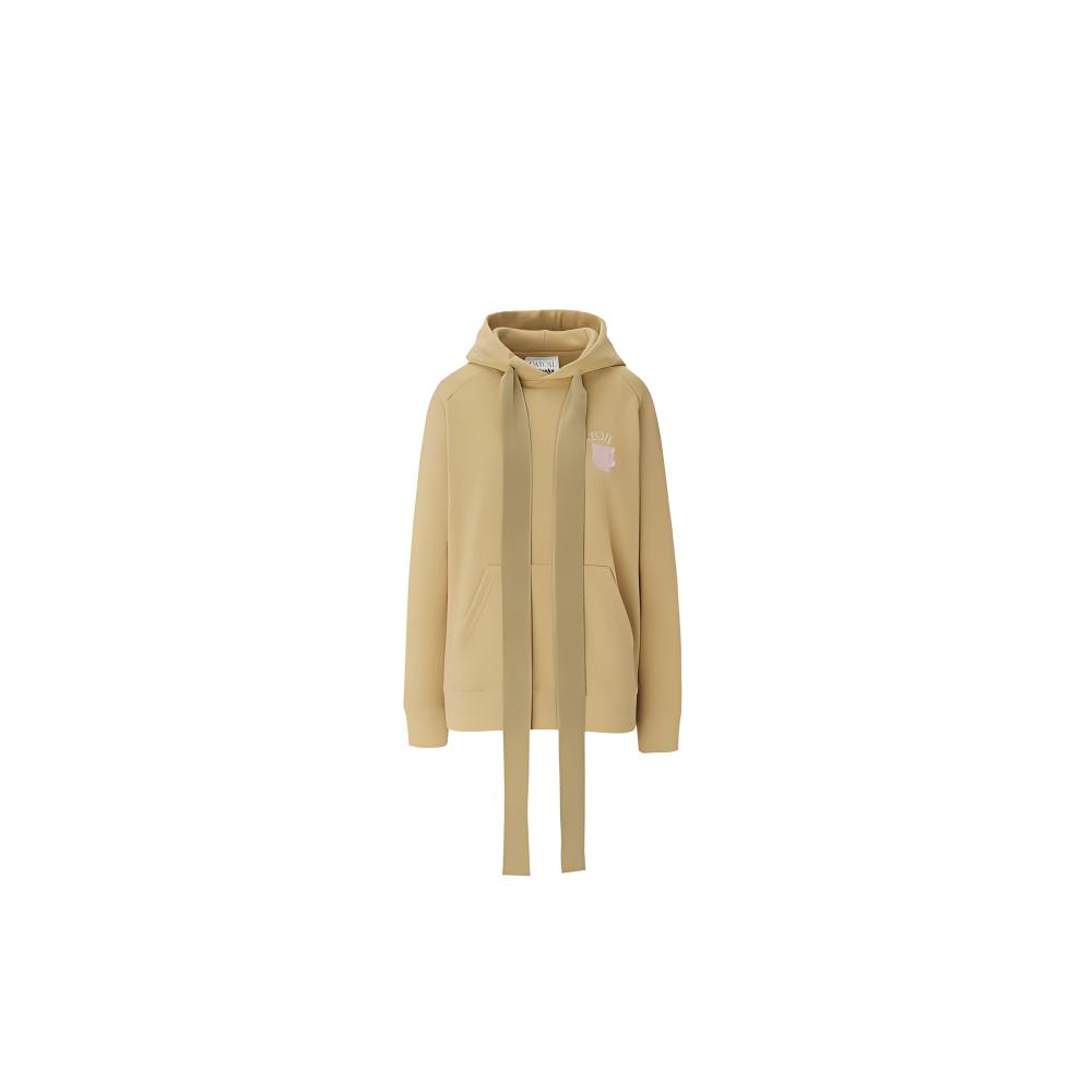 Onitsuka Tiger PATOU Series Beige Unisex Loose Fit Breathable Sweatshirt 2183B481-250