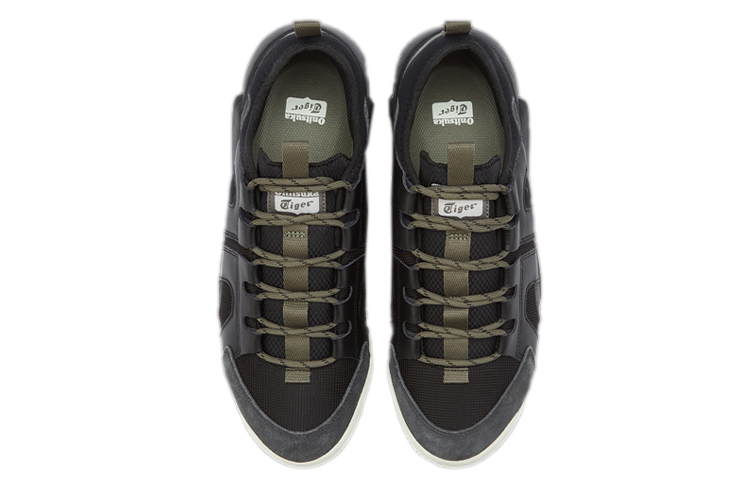 Shop Onitsuka Tiger Performove 低筒耐磨運動休閒鞋 男女同款 黑色