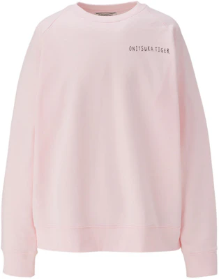 Onitsuka Tiger Crewneck Sweatshirt Unisex Pink Graphic Logo Embroider Casual. 2183B182-700 Order Onitsuka Tiger Crewneck Sweatshirt Unisex Pink Graphic Logo Embroider Casual. 2183B182-700