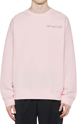 Onitsuka Tiger Crewneck Sweatshirt Unisex Pink Graphic Logo Embroider Casual. 2183B182-700 Shop Onitsuka Tiger Crewneck Sweatshirt Unisex Pink Graphic Logo Embroider Casual. 2183B182-700