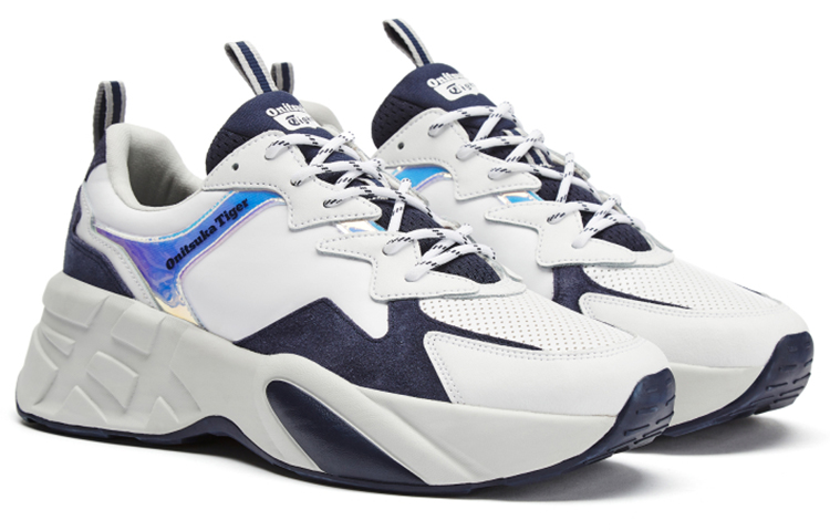 Lookbook Onitsuka Tiger Pleaker 'Putih Navy' 1183B999-100