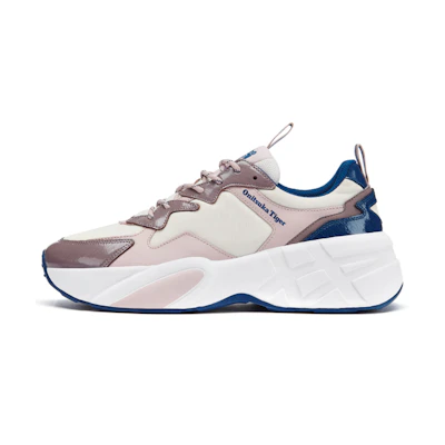 Onitsuka Tiger Pleaker Shoes 'Cream White Pink Blue'