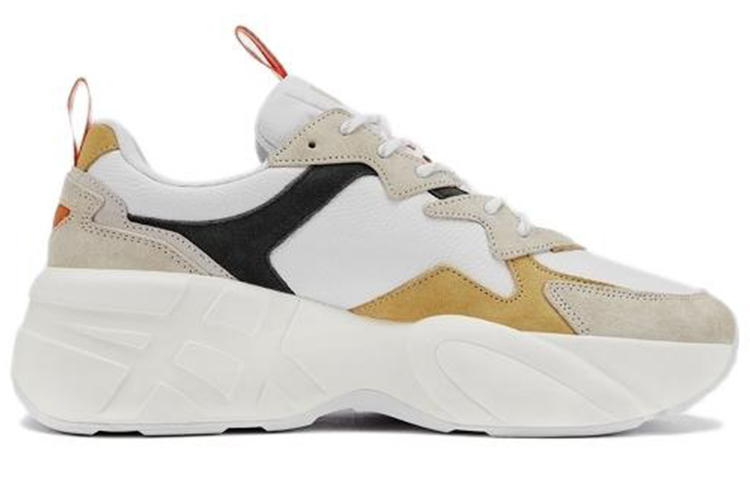 Order オニツカタイガー PLEAKER  白ベージュ黄 1183C037-100