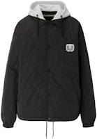 Onitsuka Tiger Quilted Hoodie Button-Up Jacket Unisex Black 2183B416-001 Onitsuka Tiger Quilted Hoodie Button-Up Jacket Unisex Black 2183B416-001