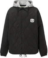 Onitsuka Tiger Quilted Hoodie Jacket Black - Casual Two-in-One Design 2181A844-001 Onitsuka Tiger Quilted Hoodie Jacket Black - Casual Two-in-One Design 2181A844-001