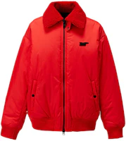 Onitsuka Tiger Red Blouson Jacket - Warm, Comfortable, Zip-Up Design 2181A723-600 Onitsuka Tiger Red Blouson Jacket - Warm, Comfortable, Zip-Up Design 2181A723-600