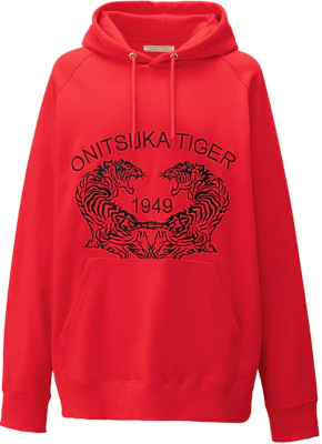 Sudadera Roja Unisex Onitsuka Tiger con Logo Bordado Diseño Exclusivo. 2183B185-600 Buy Sudadera Roja Unisex Onitsuka Tiger con Logo Bordado Diseño Exclusivo. 2183B185-600