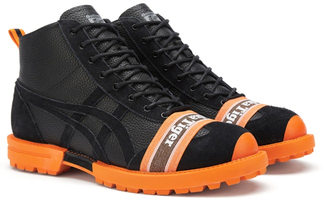 Onitsuka Tiger Rinkan Boot 撞色高筒跑步鞋 黑橙色 男女同款 Lookbook Onitsuka Tiger Rinkan Boot 撞色高筒跑步鞋 黑橙色 男女同款