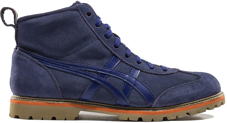 Onitsuka Tiger 鬼冢虎 Rinkan靴 輕便耐磨 高筒 跑鞋 男女款 深藍色 Order Onitsuka Tiger 鬼冢虎 Rinkan靴 輕便耐磨 高筒 跑鞋 男女款 深藍色