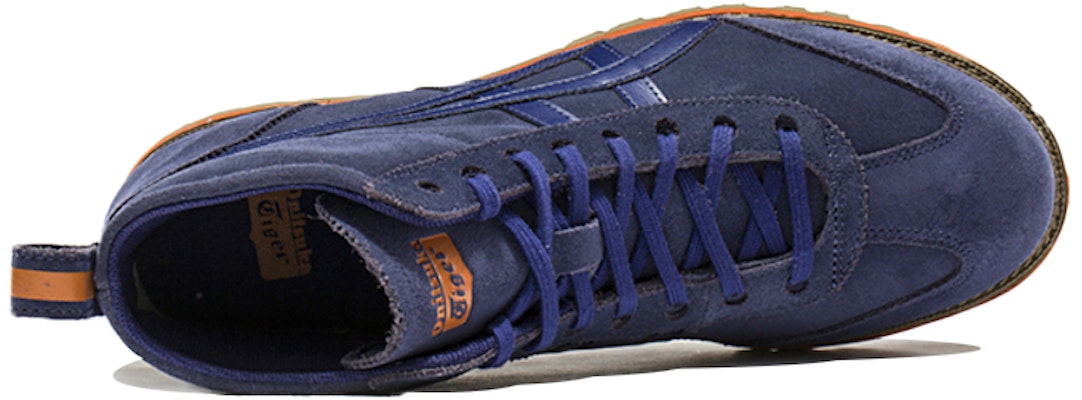 Onitsuka Tiger 鬼冢虎 Rinkan靴 輕便耐磨 高筒 跑鞋 男女款 深藍色 Lookbook Onitsuka Tiger 鬼冢虎 Rinkan靴 輕便耐磨 高筒 跑鞋 男女款 深藍色