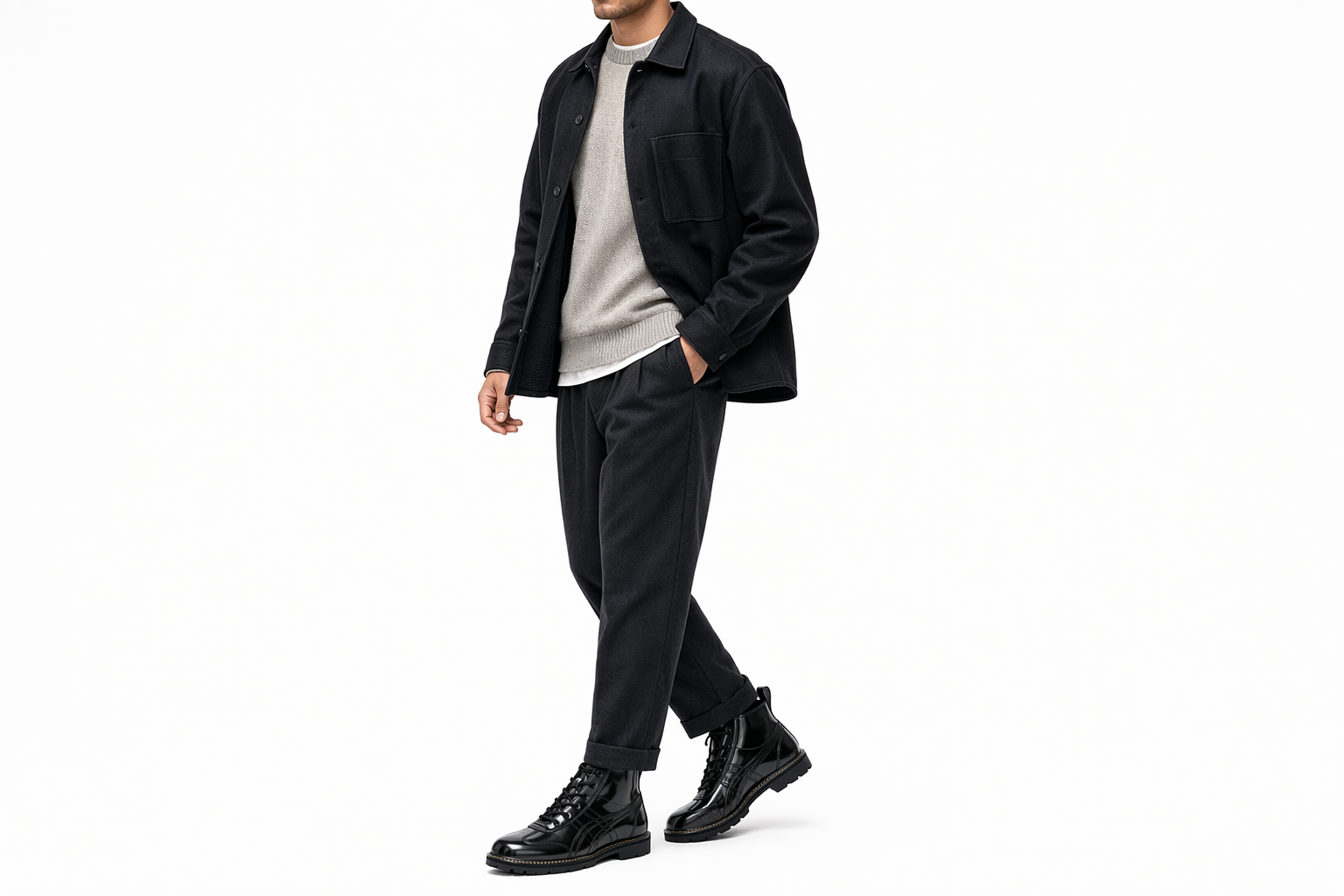 Order Onitsuka Tiger Rinkan Boot 短筒馬丁靴 男女同款 黑色