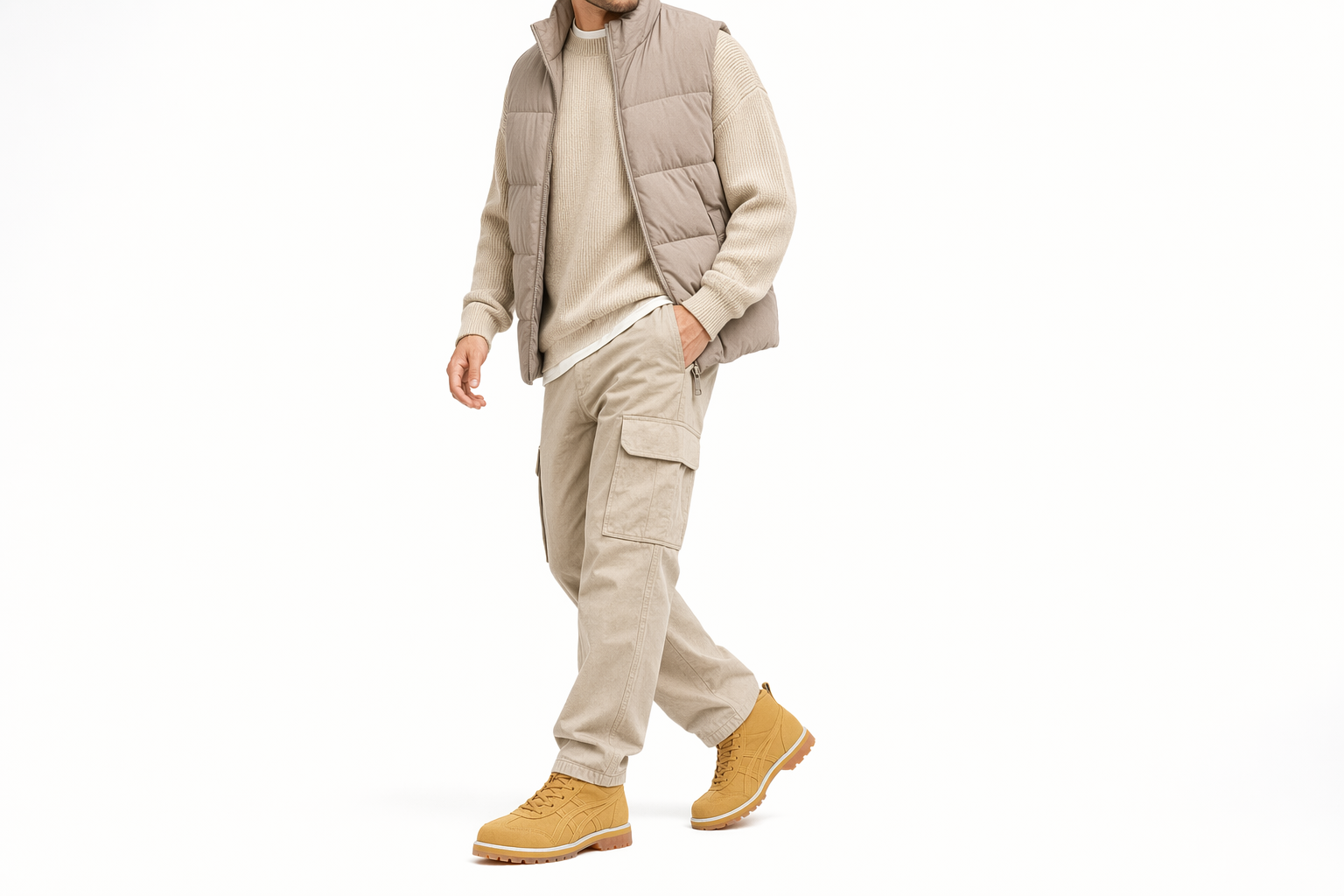 Order 鬼塚虎 Rinkan Boot PF 復古 高筒 板鞋 男女同款 黃色
