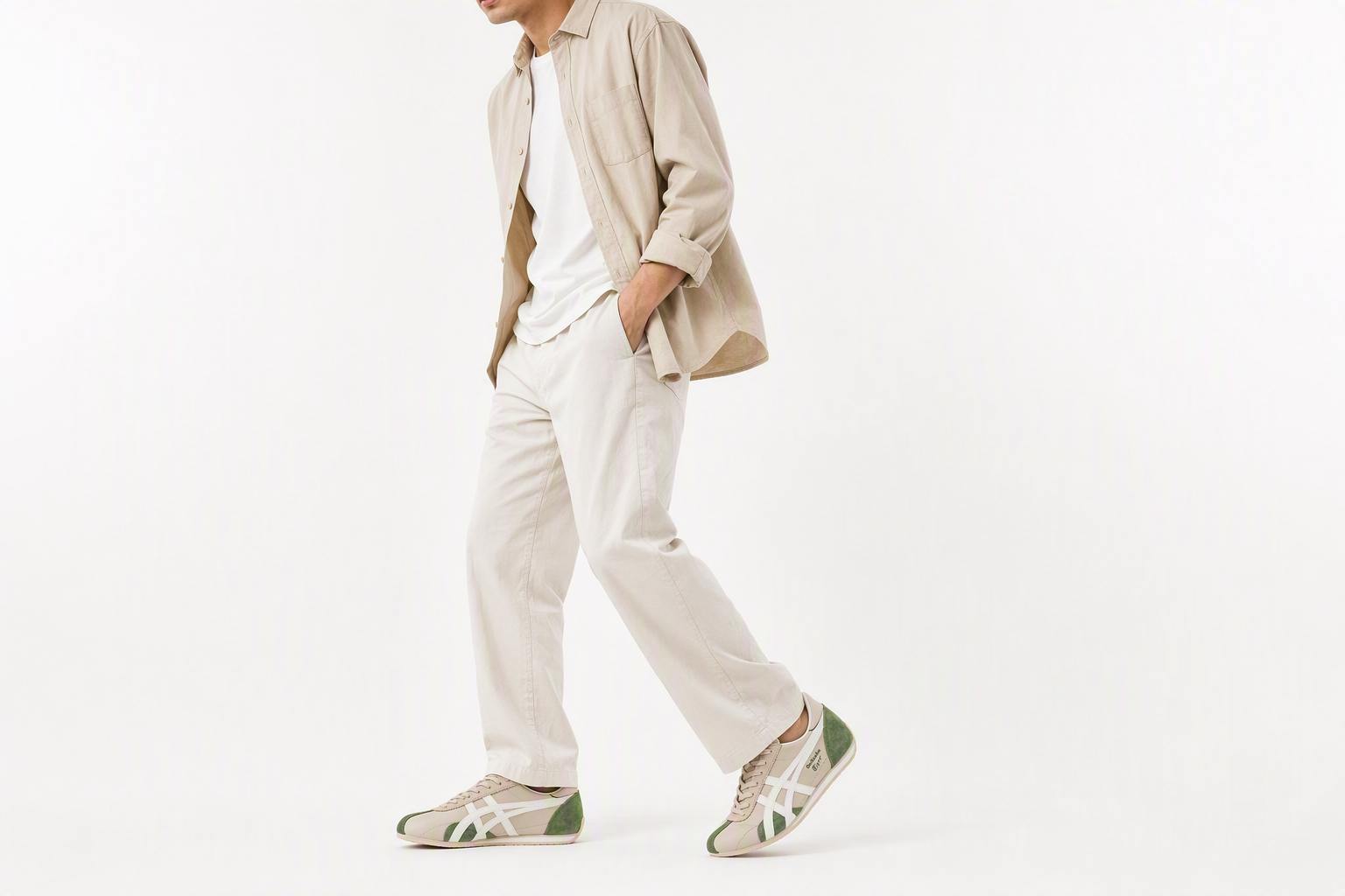 Order 鬼塚虎 Runspark '米白绿' 1183B480-023