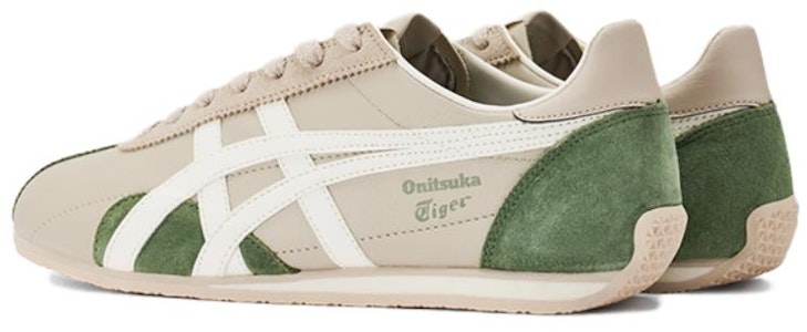 鬼塚虎 Onitsuka Tiger Runspark 舒適百搭復古運動休閒 防滑耐磨 低幫 板鞋 男女同款 米綠 Shop 鬼塚虎 Onitsuka Tiger Runspark 舒適百搭復古運動休閒 防滑耐磨 低幫 板鞋 男女同款 米綠