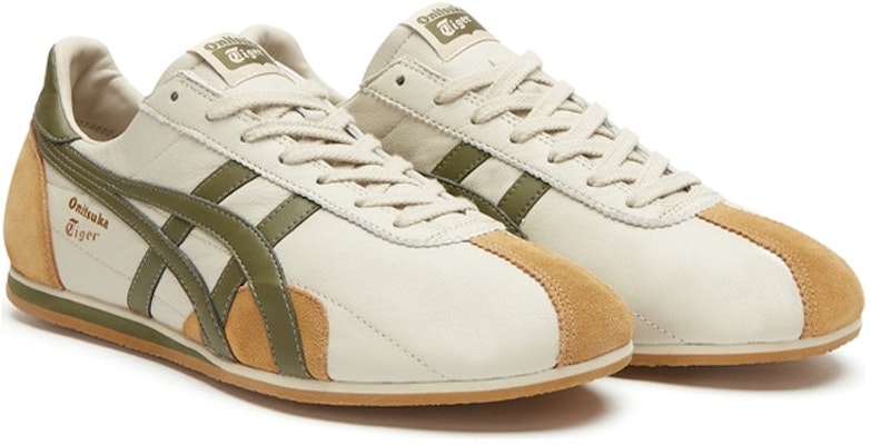 Onitsuka Tiger Runspark 'Beige Hijau Zaitun Kuning Mustard' 1183B480-200 Shop Onitsuka Tiger Runspark 'Beige Hijau Zaitun Kuning Mustard' 1183B480-200