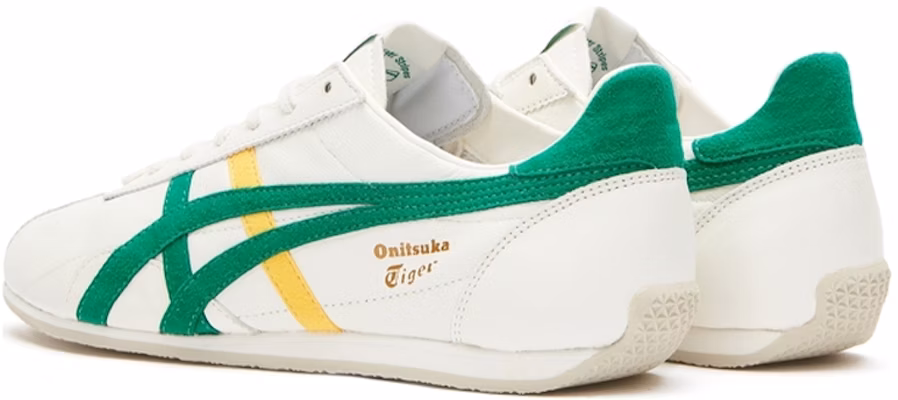 鬼塚虎 Onitsuka Tiger Runspark 低筒跑步鞋 男女同款 白綠黃 Lookbook 鬼塚虎 Onitsuka Tiger Runspark 低筒跑步鞋 男女同款 白綠黃