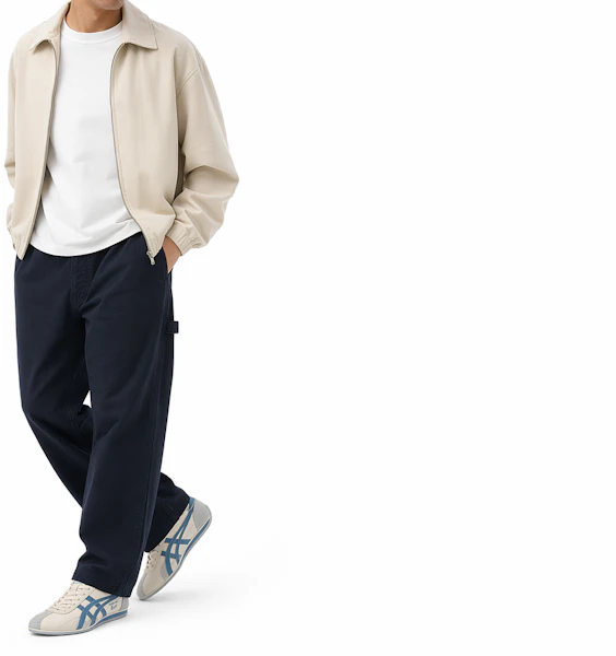 Onitsuka Tiger鬼塚虎 Runspark 舒適 減震耐磨 低筒 生活休閒鞋 男女款 米藍色 Order Onitsuka Tiger鬼塚虎 Runspark 舒適 減震耐磨 低筒 生活休閒鞋 男女款 米藍色