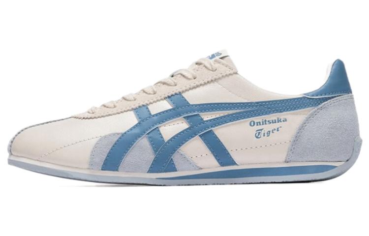 Lookbook Onitsuka Tiger鬼塚虎 Runspark 舒適 減震耐磨 低筒 生活休閒鞋 男女款 米藍色