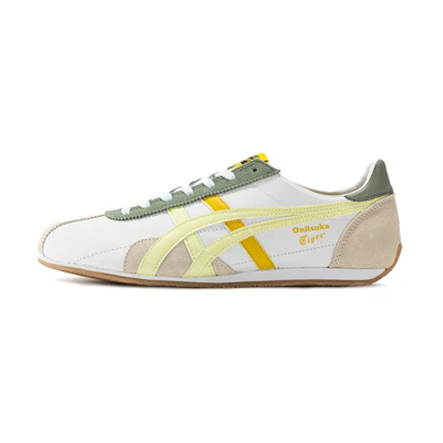 Onitsuka Tiger Runspark Shoes 'White Olive Green Yellow'