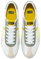 Onitsuka Tiger Runspark Kasut 'Putih Hijau Zaitun Kuning' 1183B480-102 Shop Onitsuka Tiger Runspark Kasut 'Putih Hijau Zaitun Kuning' 1183B480-102