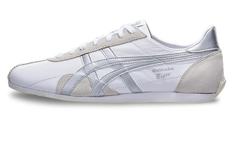 Onitsuka Tiger Runspark Splicing Sports Silver White D201L-101