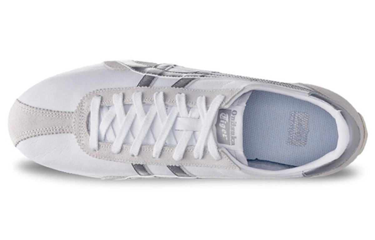 Onitsuka Tiger Runspark Splicing Sports Silver White