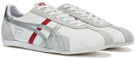 오니츠카 타이거 런스파크 운동화 (화이트/실버/레드) 1183B480-101 Order 오니츠카 타이거 런스파크 운동화 (화이트/실버/레드) 1183B480-101