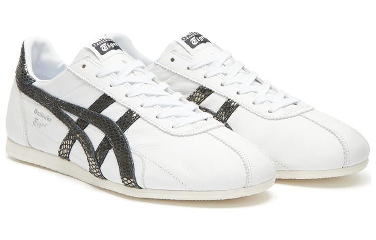 Order Onitsuka Tiger鬼塚虎 Runspark 蛇紋 低筒 跑步鞋 男女共用 黑白