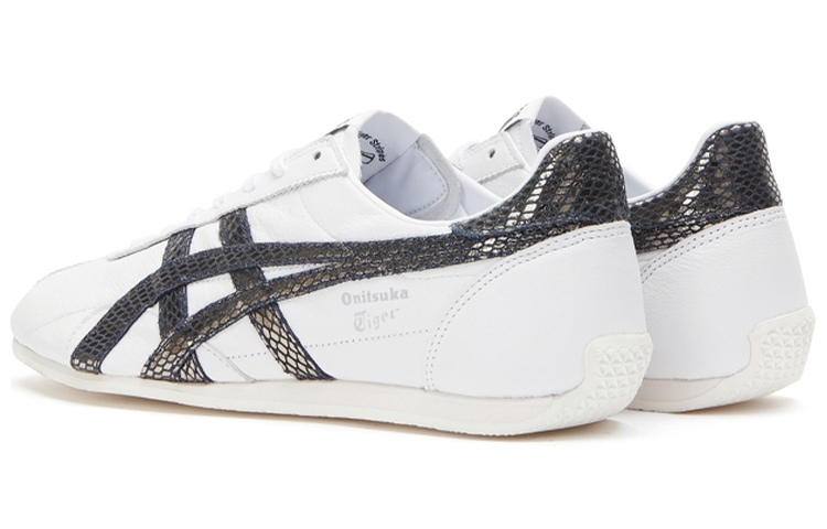 Lookbook Onitsuka Tiger鬼塚虎 Runspark 蛇紋 低筒 跑步鞋 男女共用 黑白