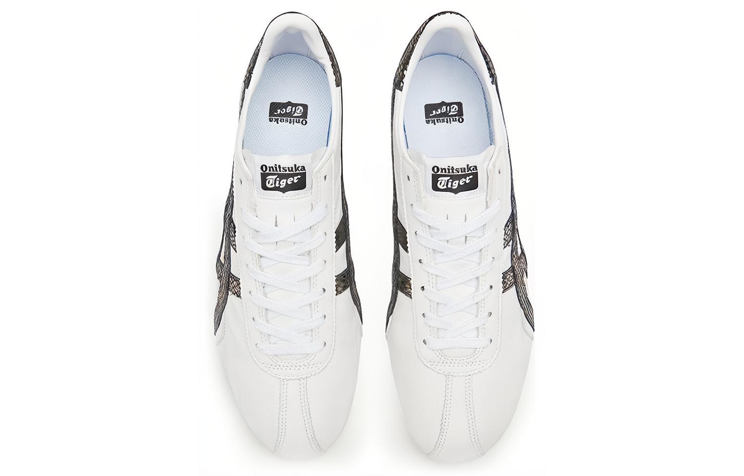 Shop Onitsuka Tiger鬼塚虎 Runspark 蛇紋 低筒 跑步鞋 男女共用 黑白