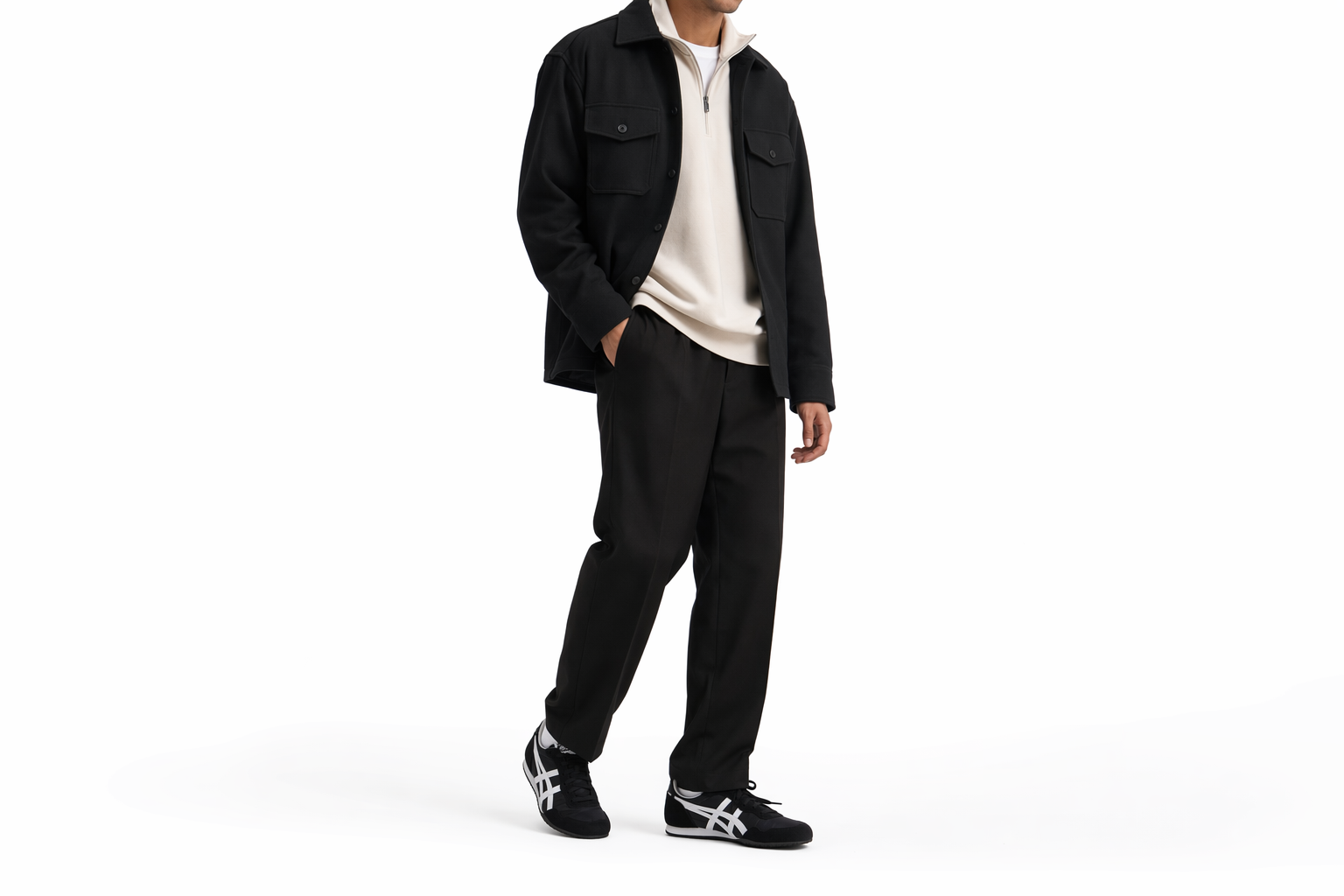 Order Onitsuka Tiger Serrano ''Schwarz Weiß'' 1183B400-001