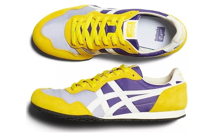 Details for Onitsuka Tiger Serrano ''Lila Gelb'' Sneakers 1183B400-500