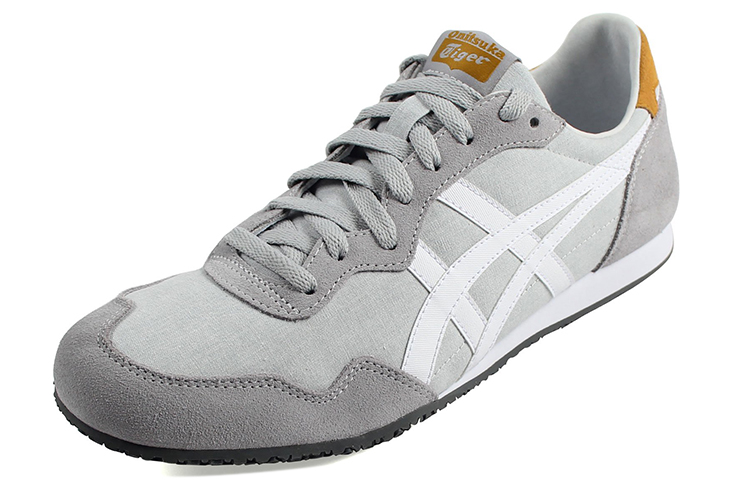 Lookbook Onitsuka Tiger Serrano 綁帶 舒適耐磨運動鞋 灰色