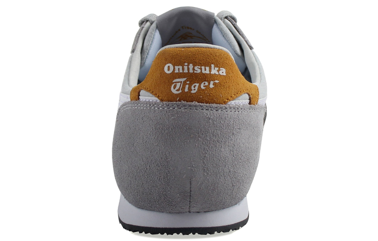 Shop Onitsuka Tiger Serrano 綁帶 舒適耐磨運動鞋 灰色