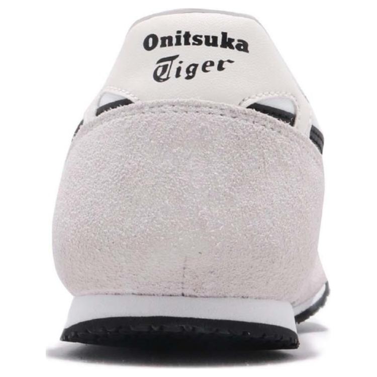 Shop Onitsuka Tiger Serrano 白黑紅運動鞋 1183B400-102