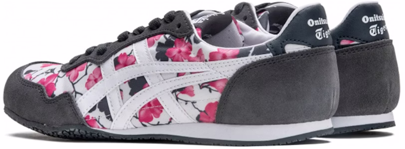 鬼冢虎 Serrano 花卉 低帮 运动休閒鞋 男女同款 黑粉 Lookbook 鬼冢虎 Serrano 花卉 低帮 运动休閒鞋 男女同款 黑粉