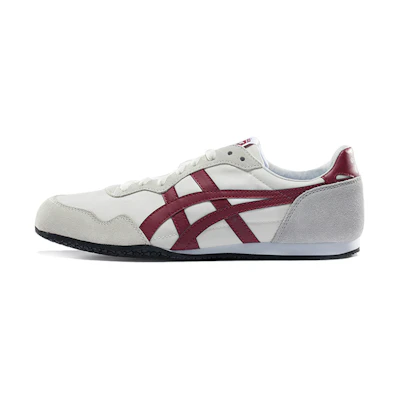 Onitsuka Tiger Serrano Shoes 'White Grey Burgundy'