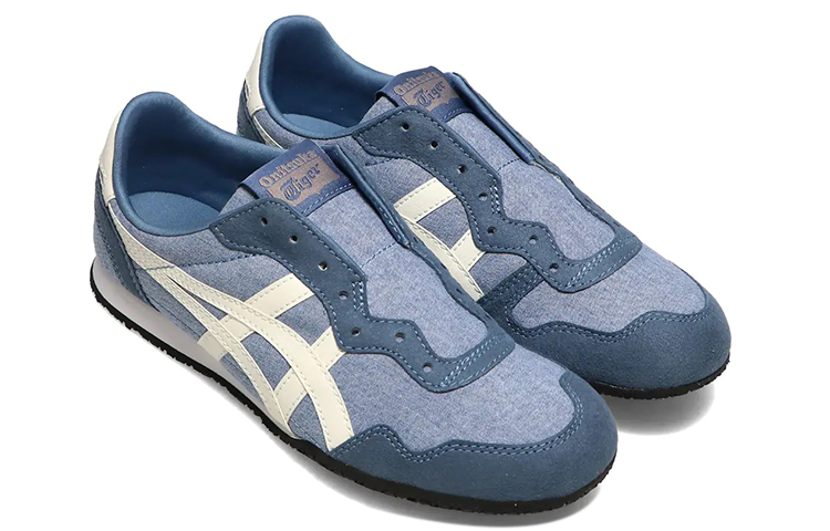Order Onitsuka Tiger Serrano Slip-On 'Pigeon Blue' Sepatu Pria D7F0N4600