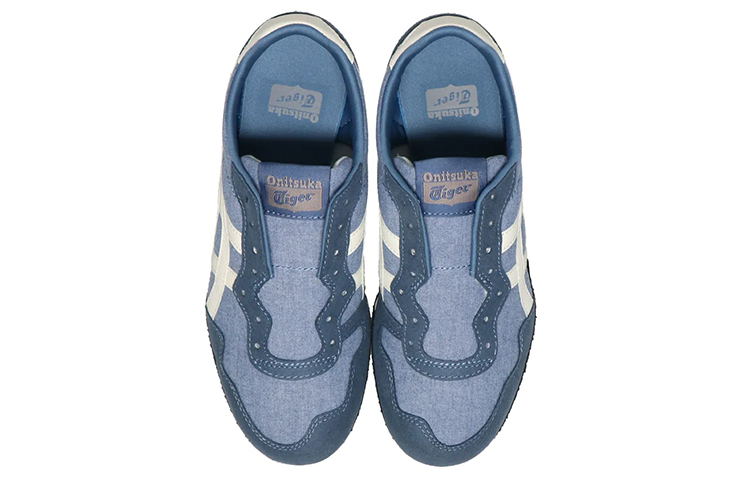 Lookbook Onitsuka Tiger Serrano Slip-On 'Pigeon Blue' Sepatu Pria D7F0N4600
