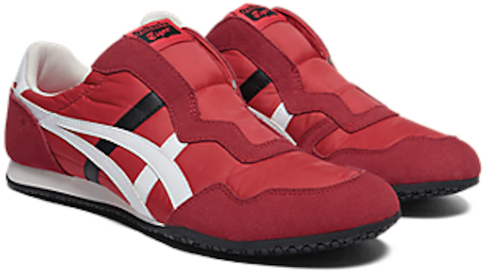 鬼塚虎 SERRANO 经典懒人鞋 红/白 1183C615-600 Order 鬼塚虎 SERRANO 经典懒人鞋 红/白 1183C615-600