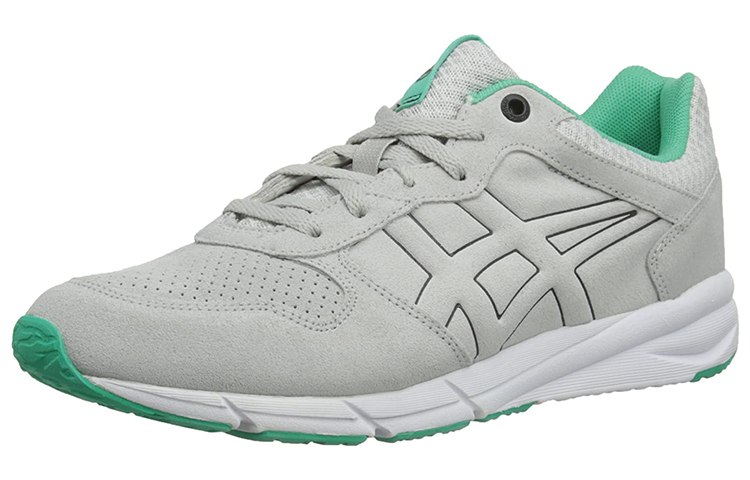 Lookbook Onitsuka Tiger Shaw Runner ''Grau Grün'' Herrenschuhe D447L-1010