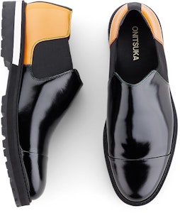 鬼冢虎侧面弹性靴低帮'黑色哈瓦那辣椒' 1181A512-001 Cheap 鬼冢虎侧面弹性靴低帮'黑色哈瓦那辣椒' 1181A512-001