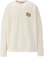 Onitsuka Tiger SS24 Unisex Retro Crewneck Long Sleeve Sweatshirt Beige 2183B183-250 Onitsuka Tiger SS24 Unisex Retro Crewneck Long Sleeve Sweatshirt Beige 2183B183-250