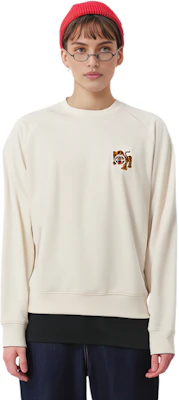 Sudadera Beige de Manga Larga Unisex Retro Onitsuka Tiger SS24. 2183B183-250 Sizing Sudadera Beige de Manga Larga Unisex Retro Onitsuka Tiger SS24. 2183B183-250