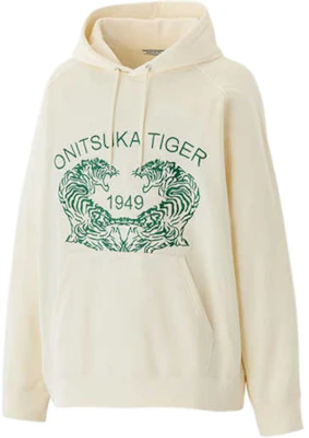 Sudadera Unisex Onitsuka Tiger Casual Ajuste Suelto - Blanco Roto. 2183B185-700 Order Sudadera Unisex Onitsuka Tiger Casual Ajuste Suelto - Blanco Roto. 2183B185-700