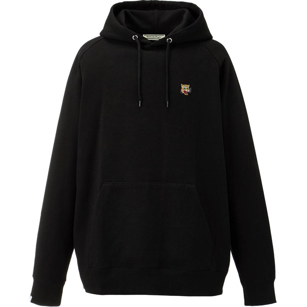 Onitsuka Tiger Sweat Hoodie Unisex Raglan Black 2183B053-001