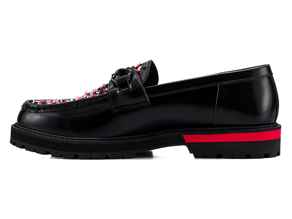 Lookbook Onitsuka Tiger THE ONITSUKA BIT LOAFER NEGRO/ROJO CLÁSICO 1181A616-008